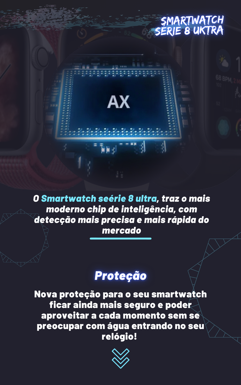 Smartwatch - Série 8 Ultra/ Últimas Unidades ✅